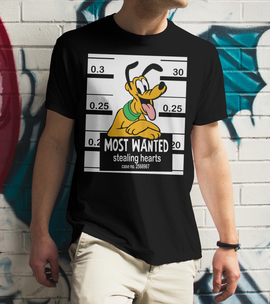 Most Wanted Pluto Stealing Hearts Case No. 2568967 T-Shirt