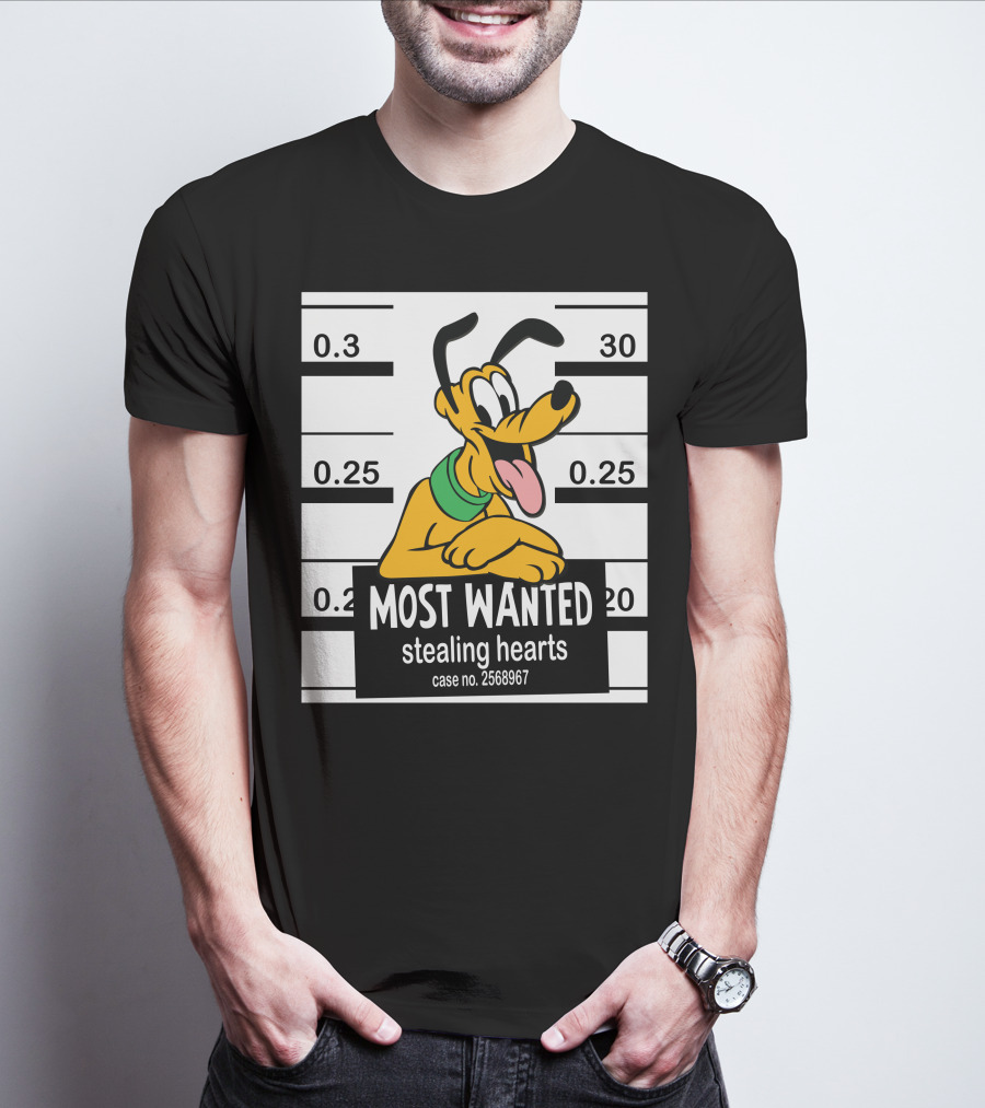 Most Wanted Pluto Stealing Hearts Case No. 2568967 T-Shirt