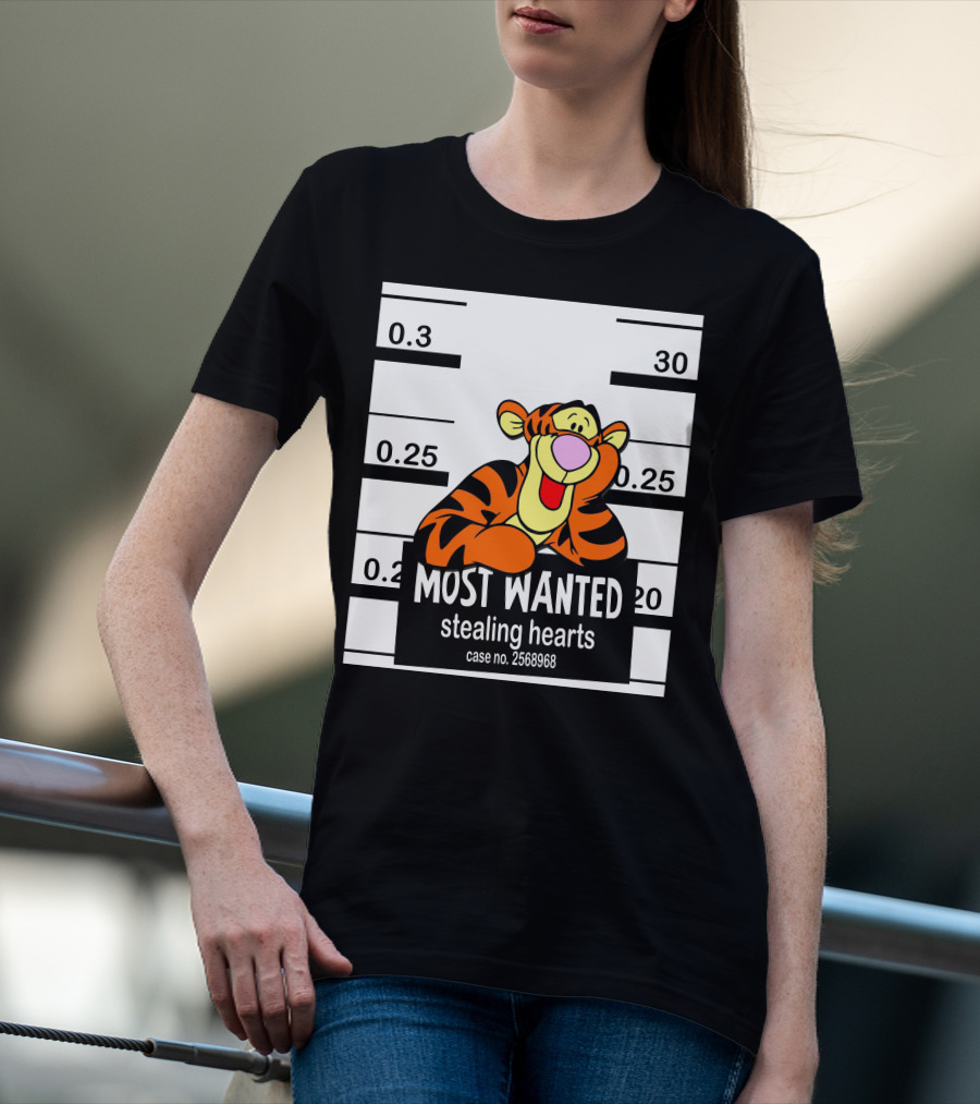 Most Wanted Tigger Stealing Hearts Case No. 2568968 T-Shirt