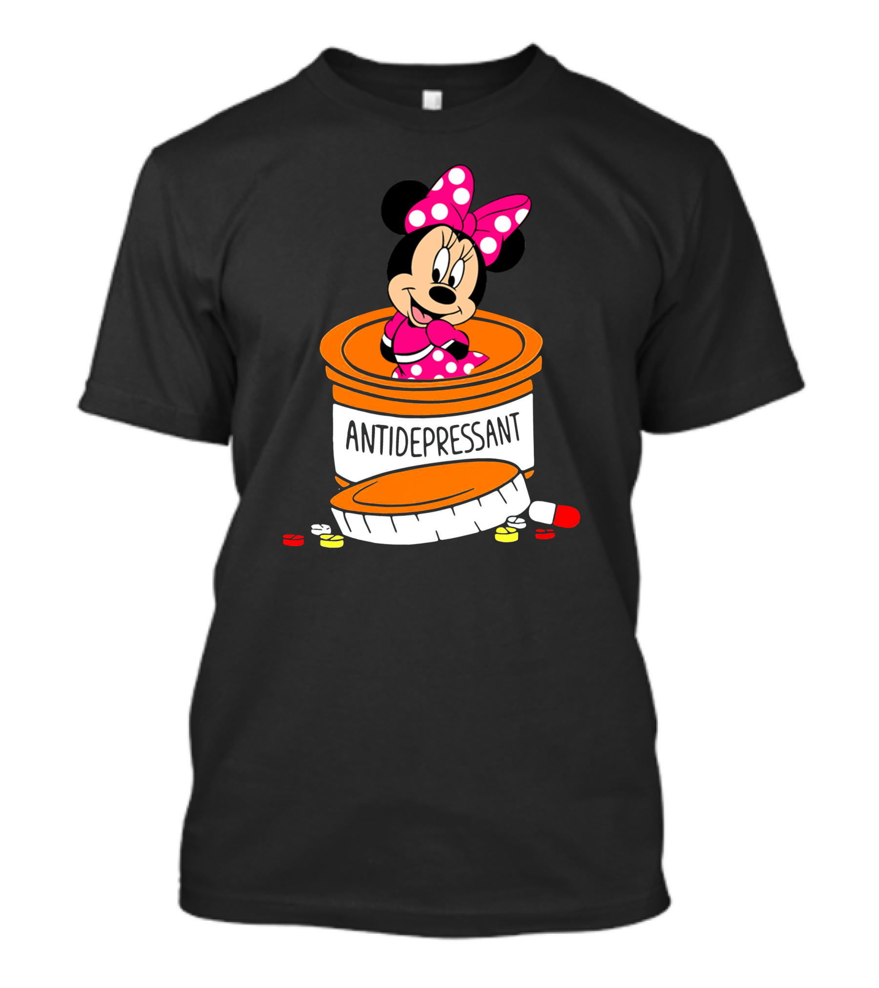 Minnie Antidepressant Pill Bottle T-Shirt