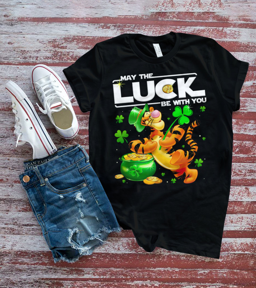 May The Luck Be With You Tigger T-Shirt