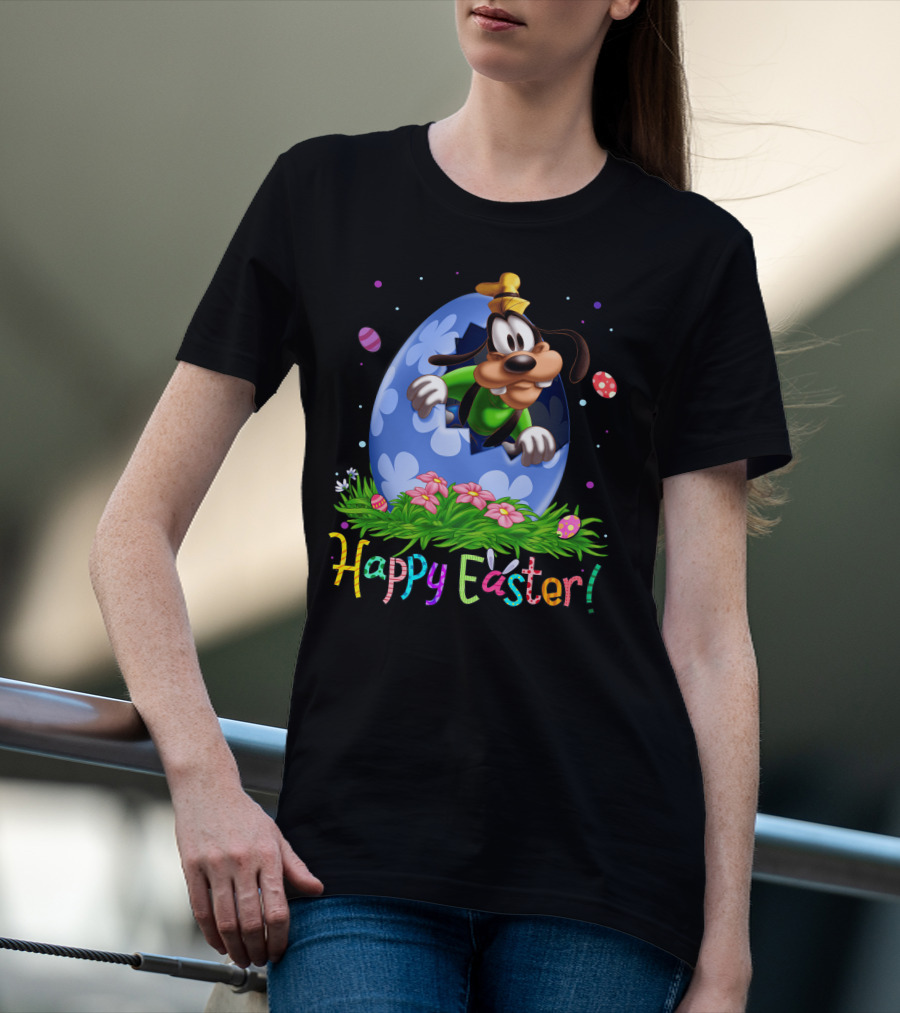 Happy Easter Goofy Egg Surprise T-Shirt