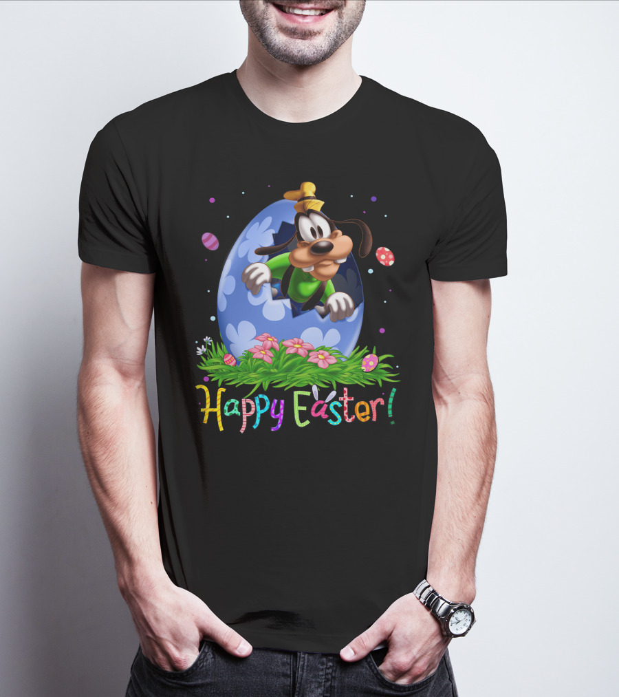 Happy Easter Goofy Egg Surprise T-Shirt