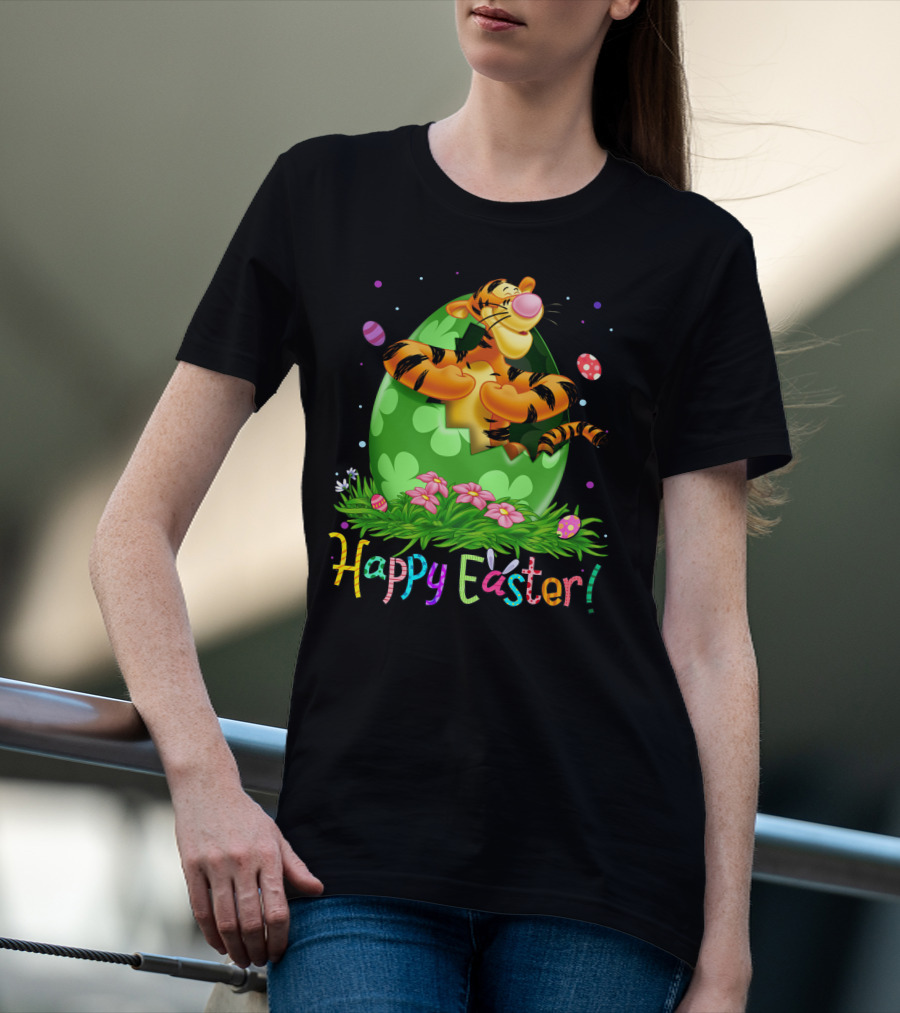 Tigger Happy Easter Egg Hunt Celebration T-Shirt