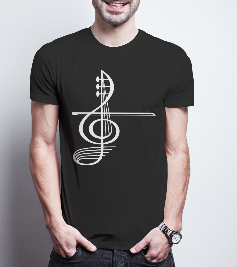 VIOLA Musical Treble Clef Strings T-Shirt