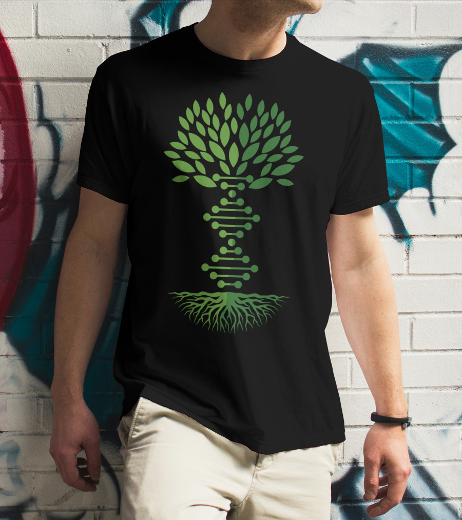 Family DNA Tree Roots Genealogy Connection T-Shirt
