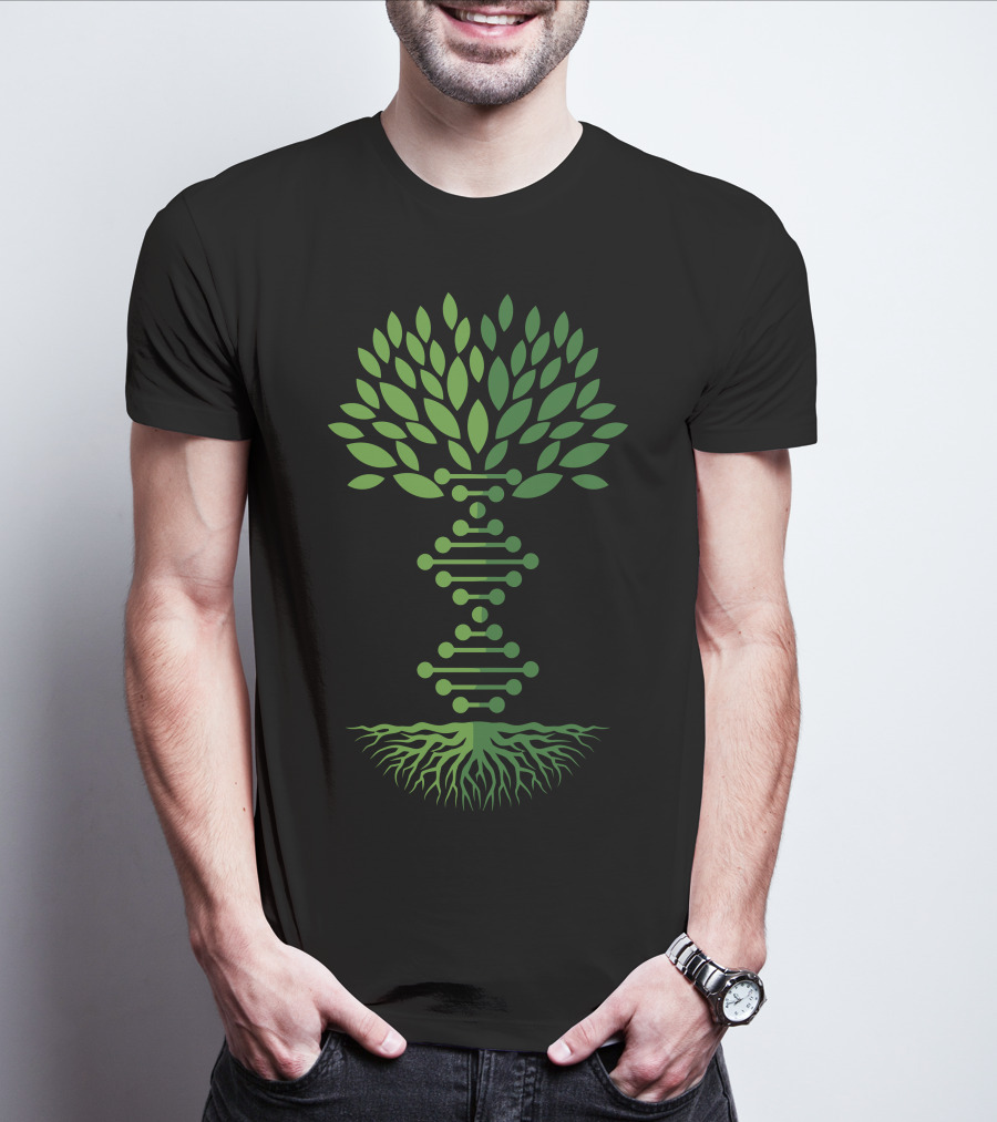 Family DNA Tree Roots Genealogy Connection T-Shirt