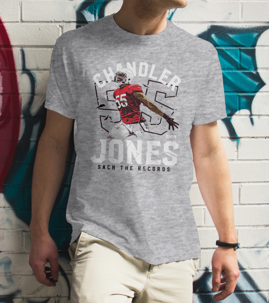 Chandler Jones 55 NFLPA Sack The Records T-Shirt