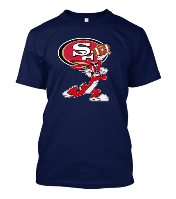 San Francisco 49ers Bugs Bunny Football T-Shirt