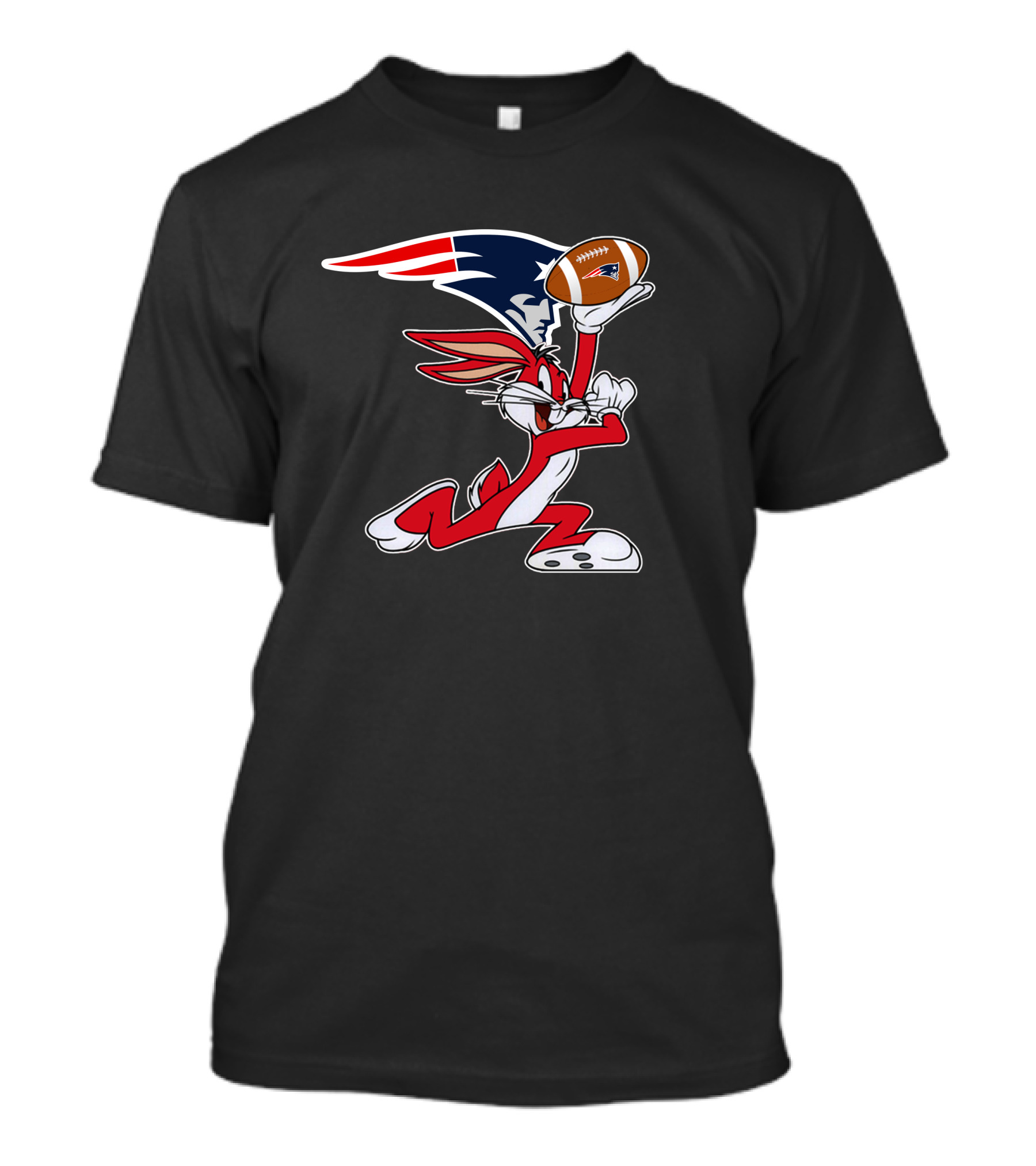 New England Patriots Bugs Bunny Chiefs T-Shirt
