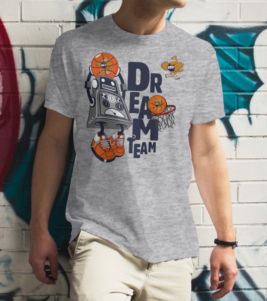 Oru Basketball Robot Mascot Dream Team T-Shirt