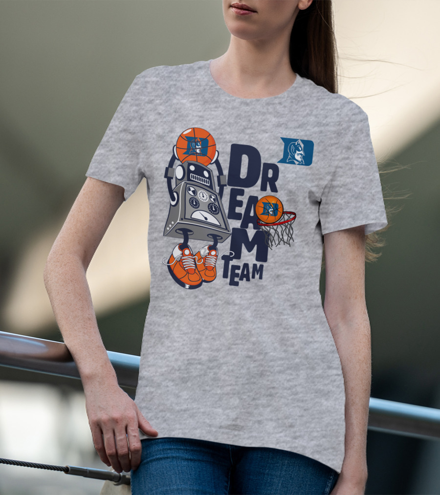 Duke Dream Team Robot Basketball Duke T-Shirt