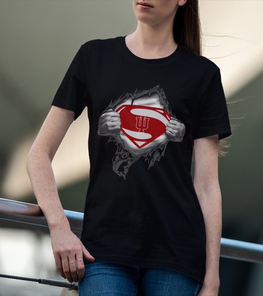 Indiana University Super Man T-Shirt
