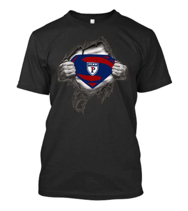 Penn Superman Logo Shield Tear T-Shirt