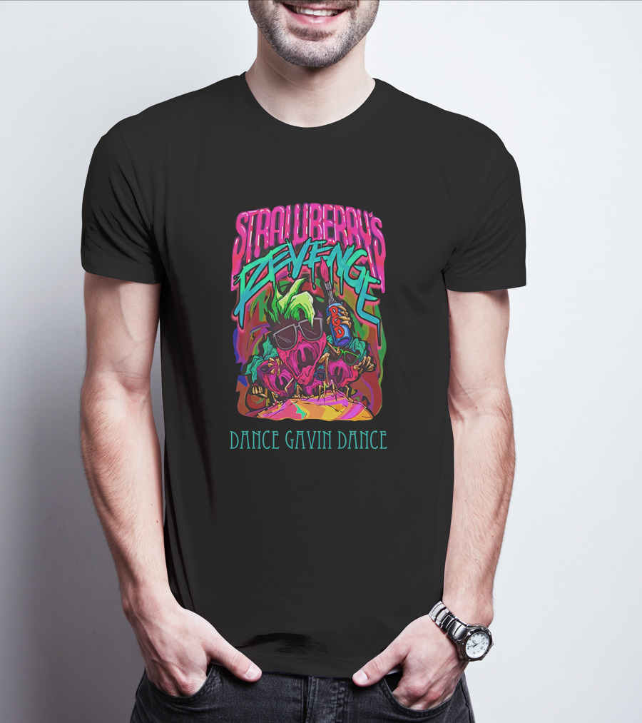 Strawberry's Revenge Dance Gavin Dance Vibrant T-Shirt