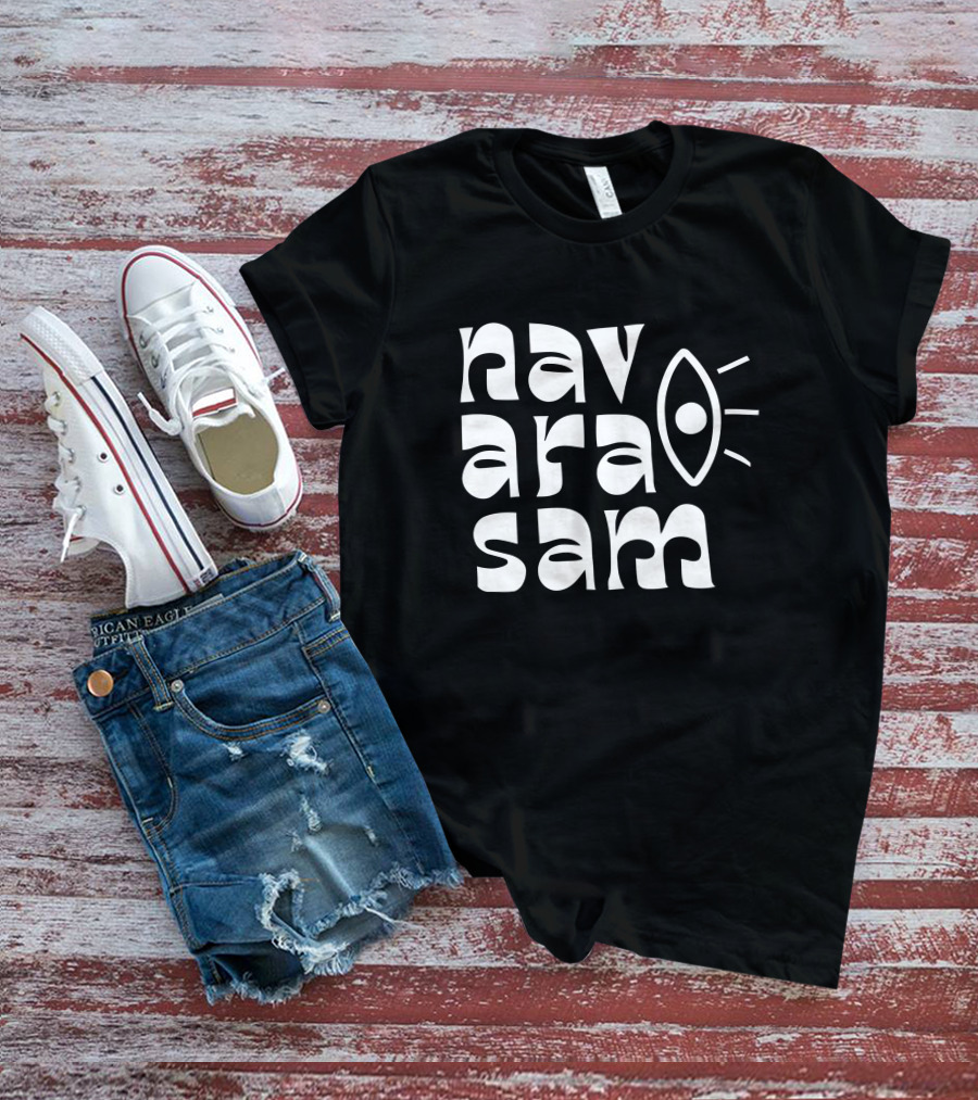 Navarasam Eye Symbol Typography By Sruthi Ranjani T-Shirt