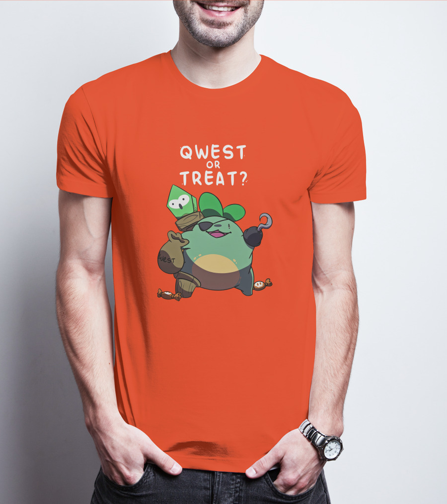 Qwest Or Treat Halloween Quest Sprout Pirate Hook Candy T-Shirt