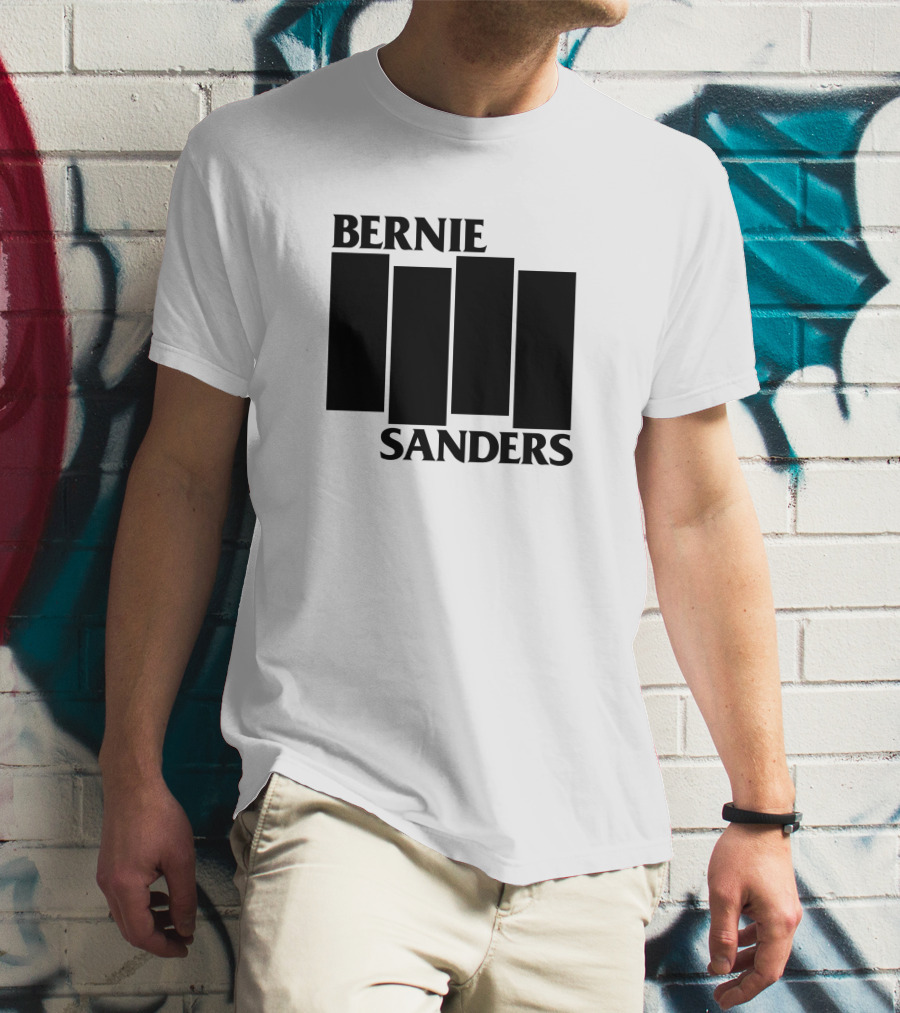 Bernie Sanders Black Flag T-Shirt