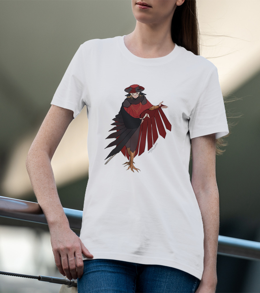 Wolfythewitch Philza Red Raven Aesthetic Fan T-Shirt