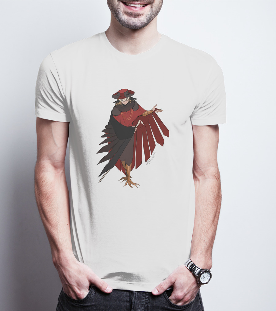 Wolfythewitch Philza Red Raven Aesthetic Fan T-Shirt