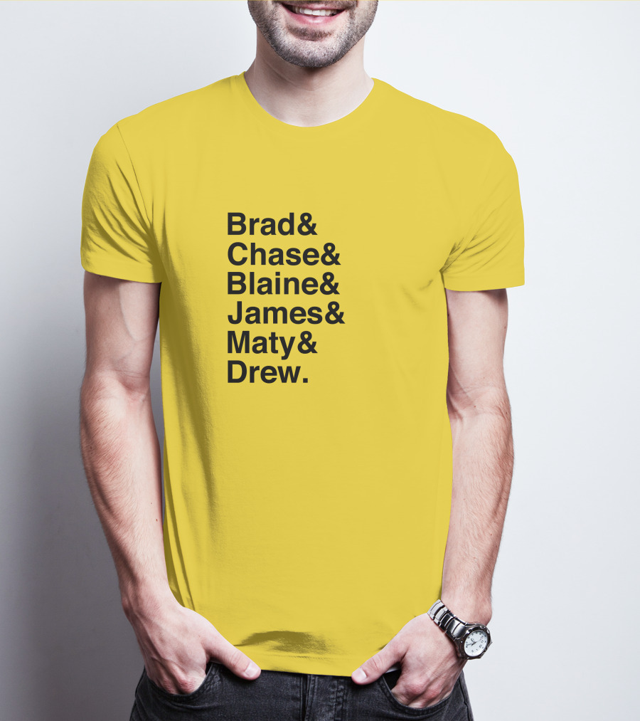 Brad Chase Blaine James Maty Drew 573 Tees Collaboration T-Shirt