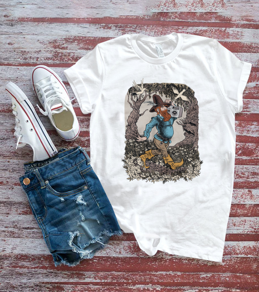 Tugboat Captain Dave Jolly Tom Adventure In The Enchanted Forest T-Shirt