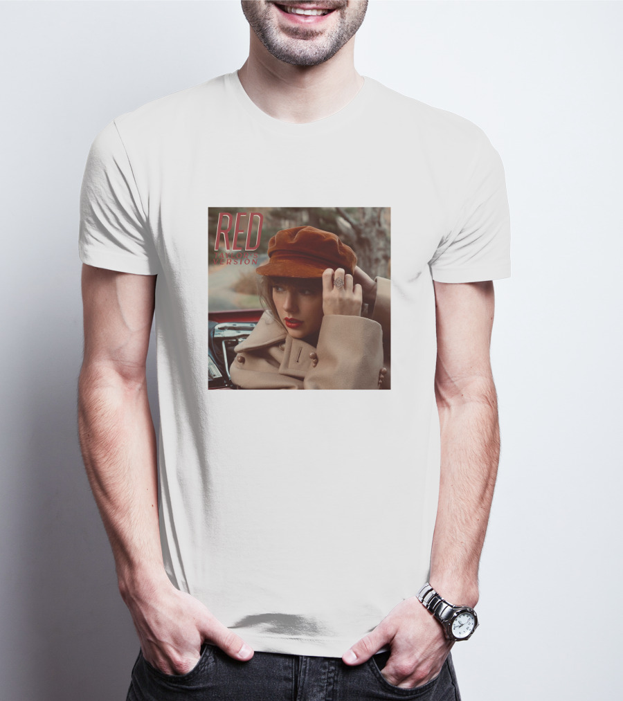 RED Taylor's Version Album Cover The Swift Society T-Shirt
