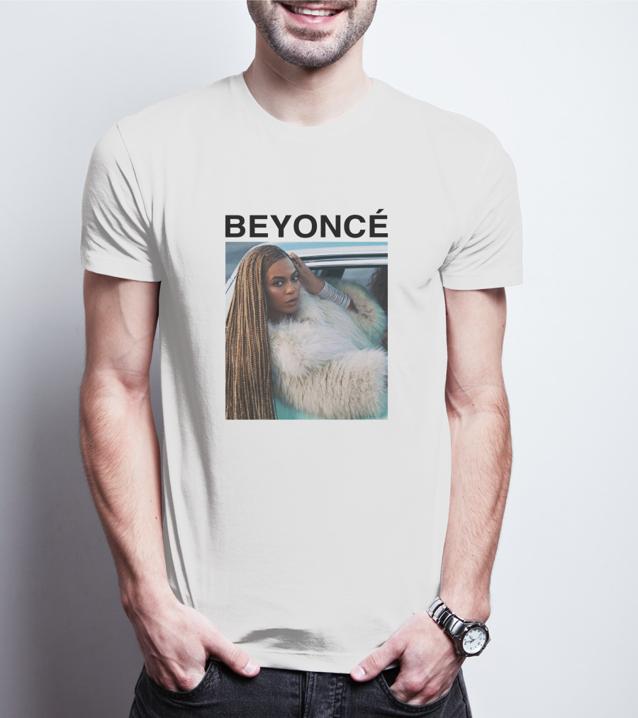 Beyoncé In Fur Coat Looking Powerful T-Shirt