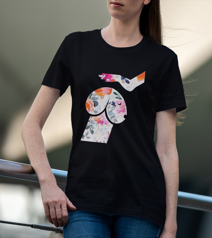 A Perfect Dog Lovers Floral T-Shirt