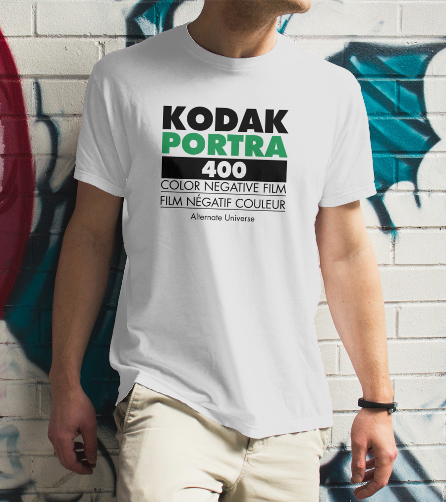 KODAK PORTRA 400 Color Negative Film Alternate Universe T-Shirt