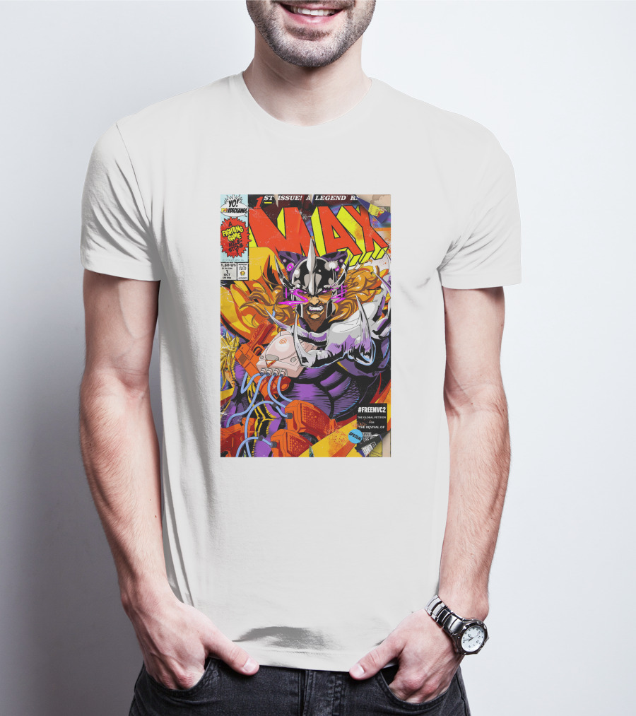 Freemvc2 The Scrubl0rd MAX Fighting Game Legend Comic T-Shirt