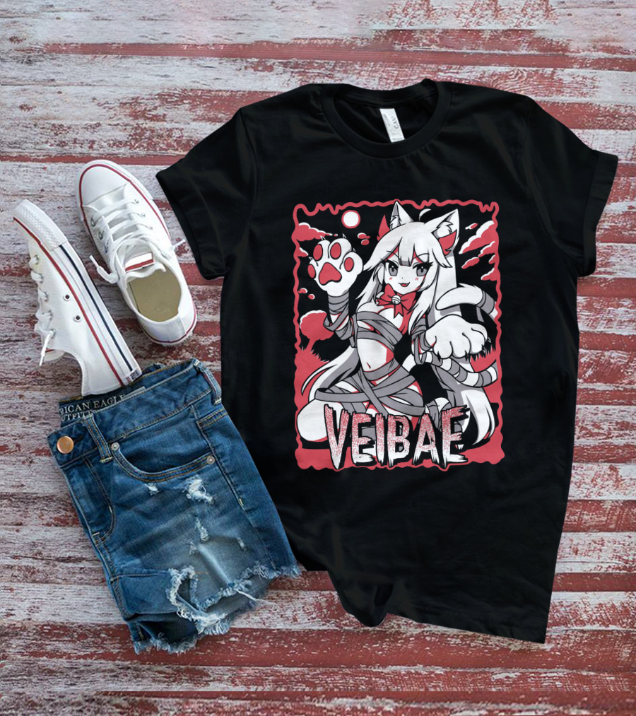 Lyn Veibae Halloween Paws Vtuber T-Shirt