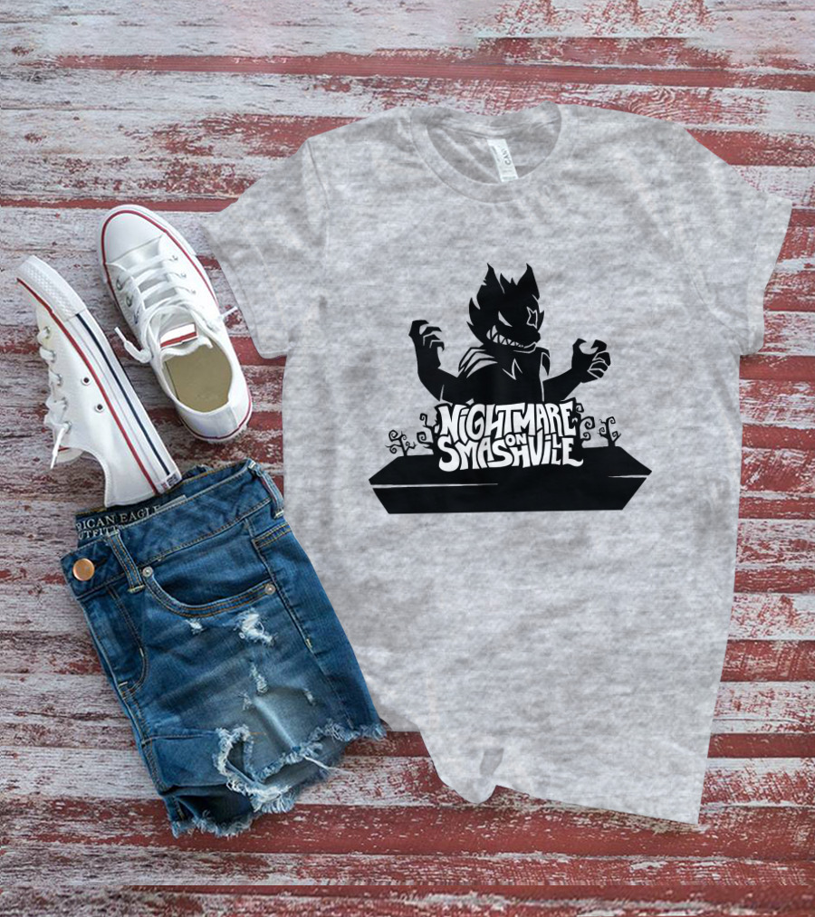 Nightmare On Smashville Werewolves Halloween T-Shirt