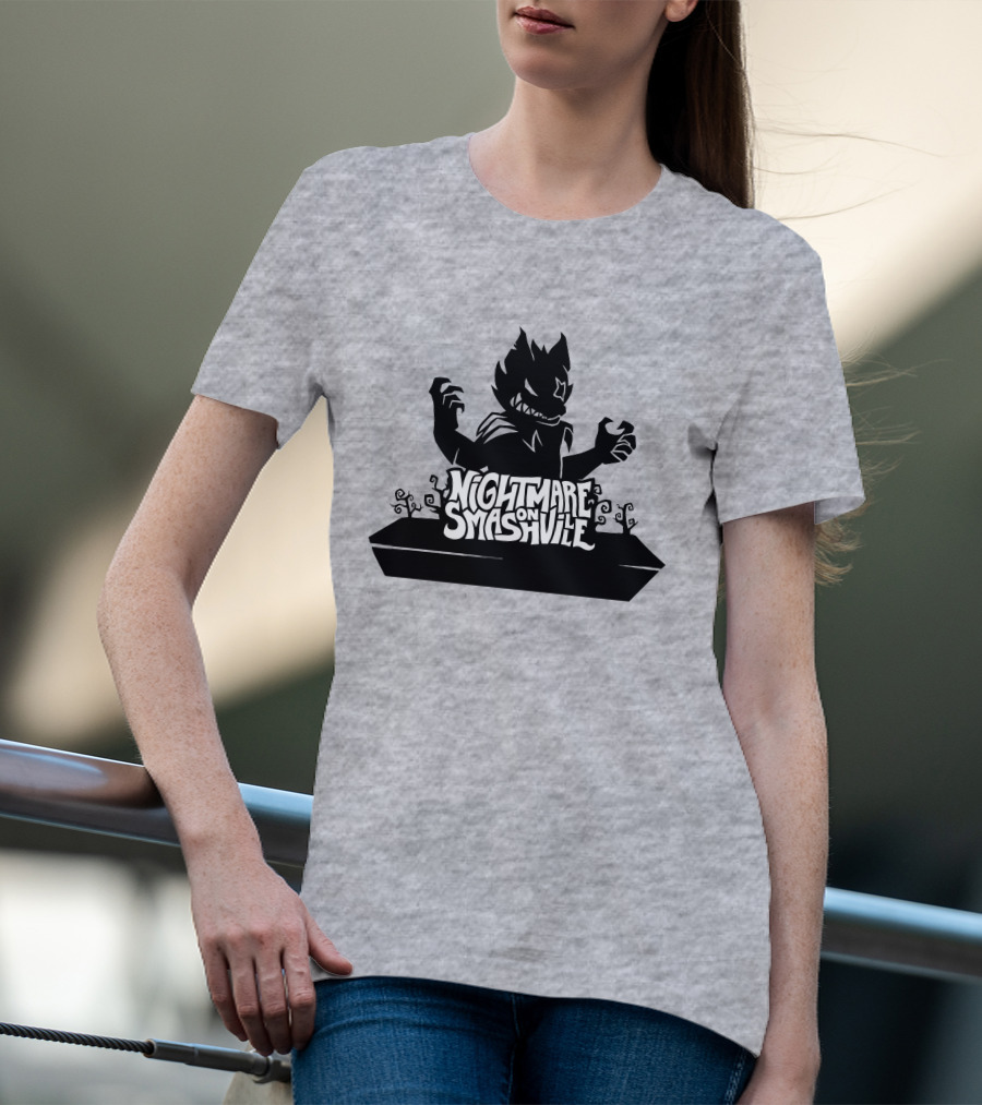 Nightmare On Smashville Werewolves Halloween T-Shirt