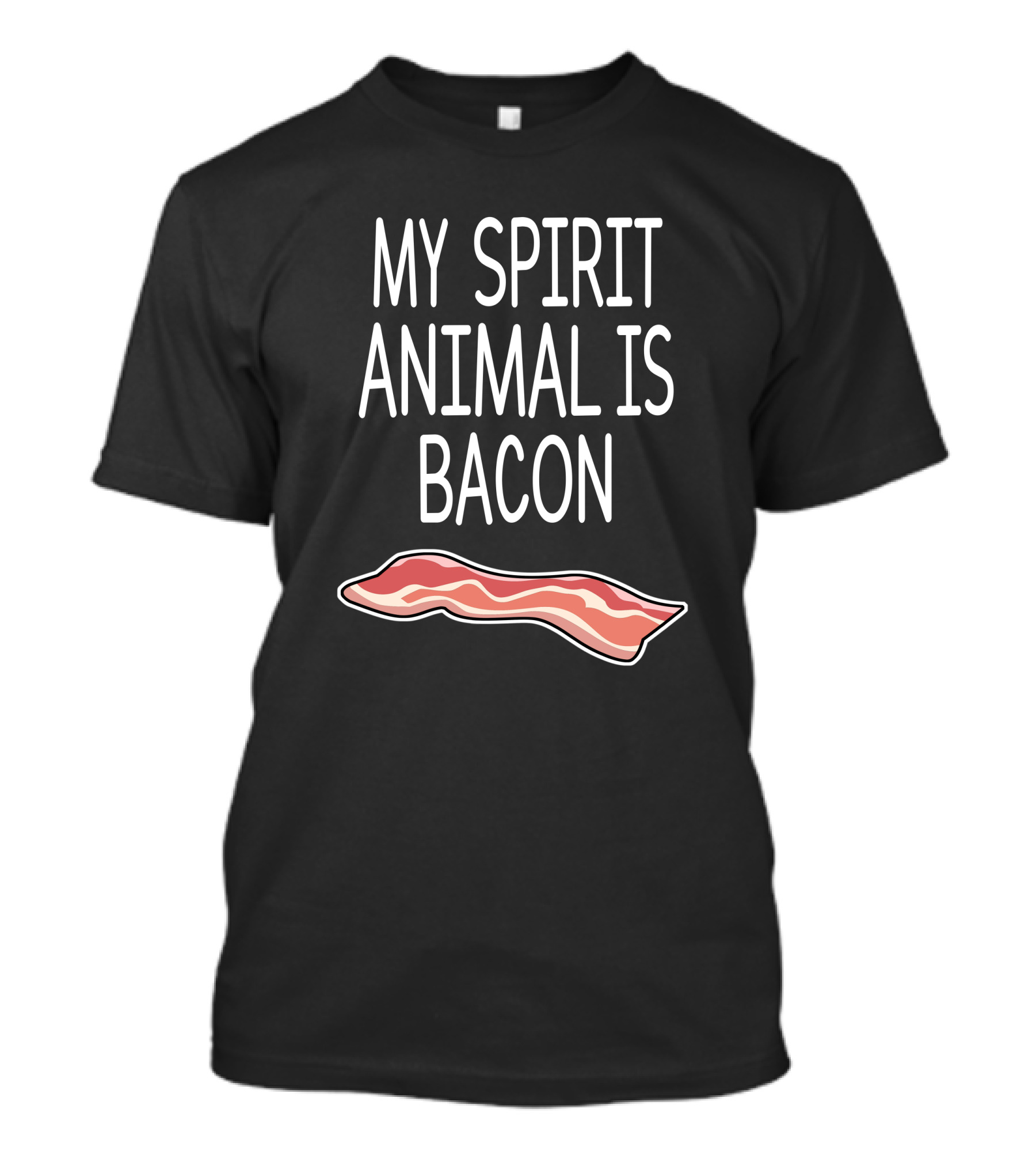 Cameron Bradford My Spirit Animal Is Bacon Slice T-Shirt