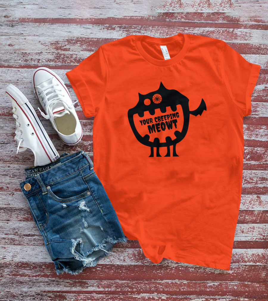 Funcky Designs Your Creeping Meowt Cat T-Shirt