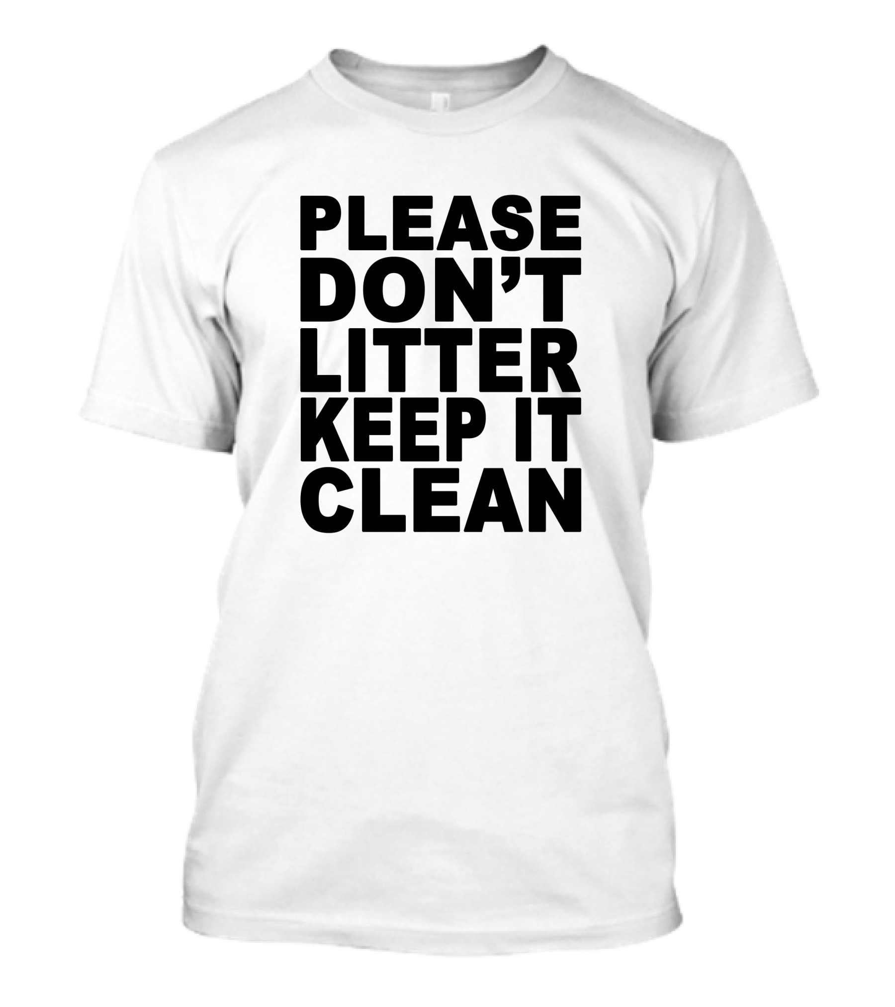 Sebastian Vettel Please Don’t Litter Keep It Clean Environmental Message T-Shirt