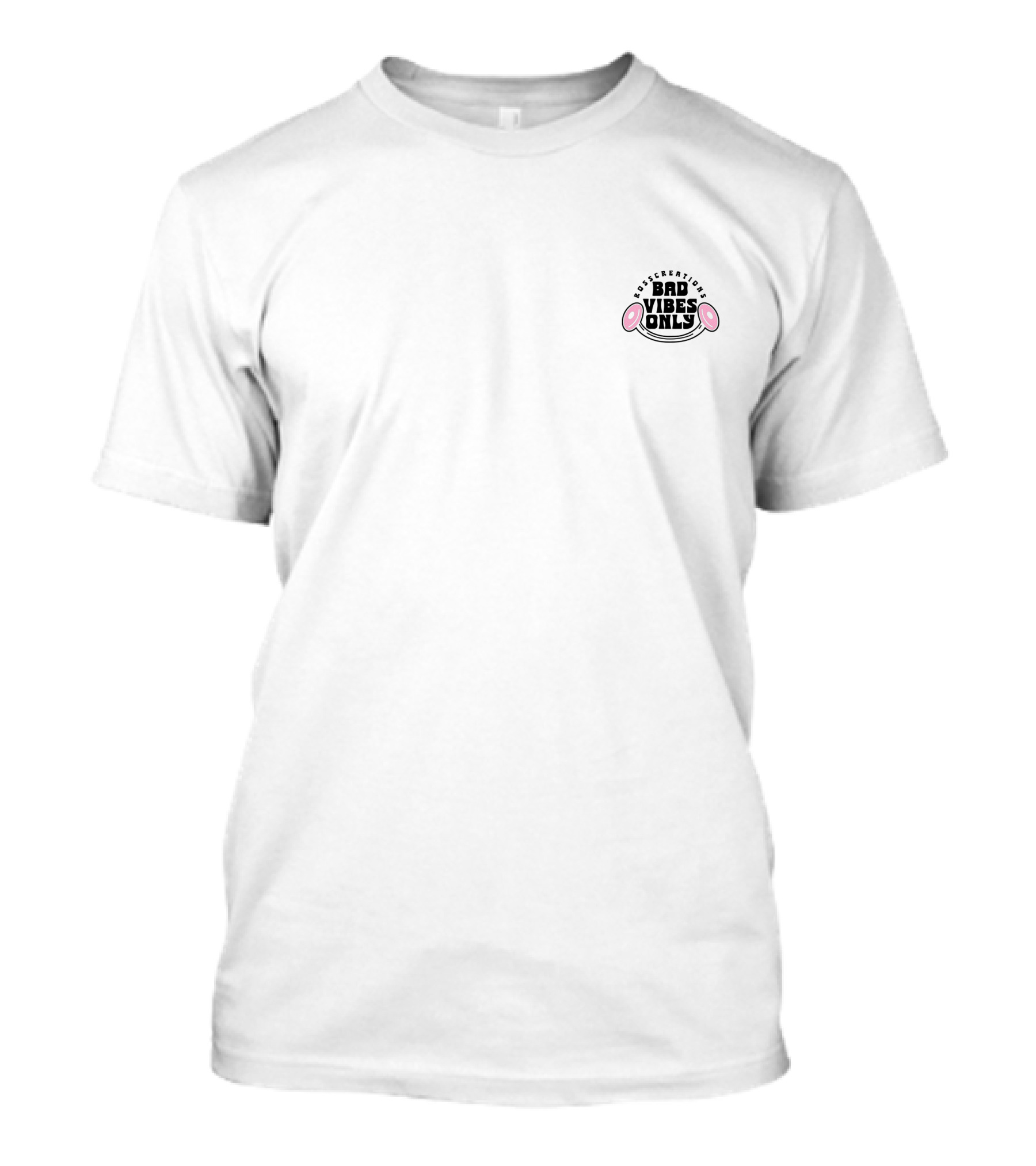 Quicksilver Bad Vibes Only White Panda Ears T-Shirt