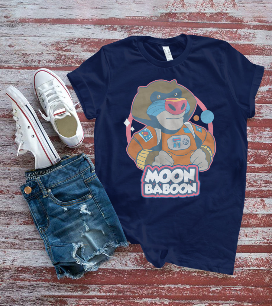 Moon Baboon It Takes Two Space Adventure T-Shirt