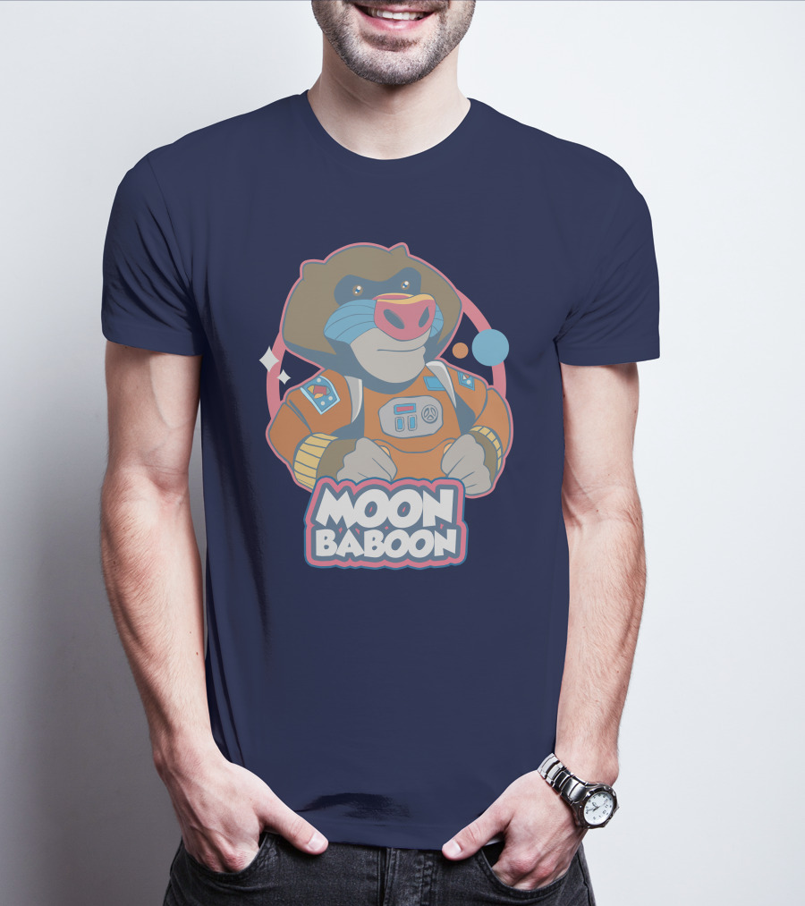 Moon Baboon It Takes Two Space Adventure T-Shirt