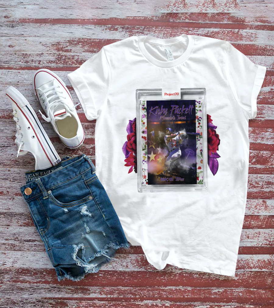 Kirby Puckett Minnesota Twins Project70 Topps DJ Skee T-Shirt
