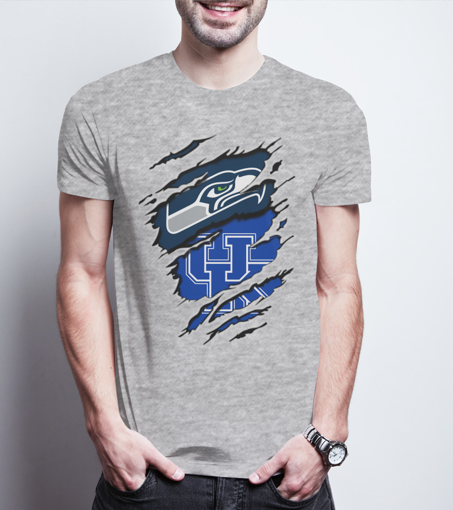 Seahawks UK Logo Fusion T-Shirt