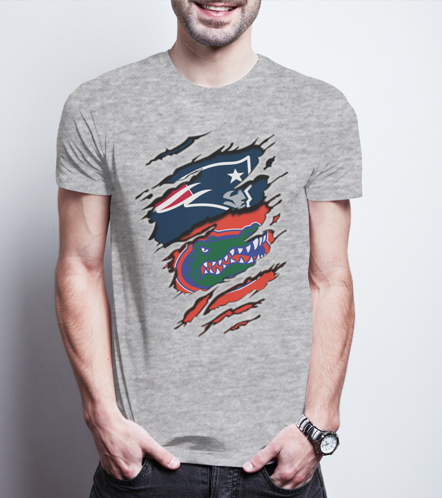 Patriots Gators Claw Marks T-Shirt