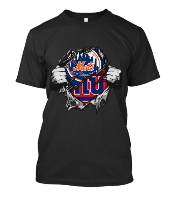 Mets Giants Logo Tear Effect T-Shirt