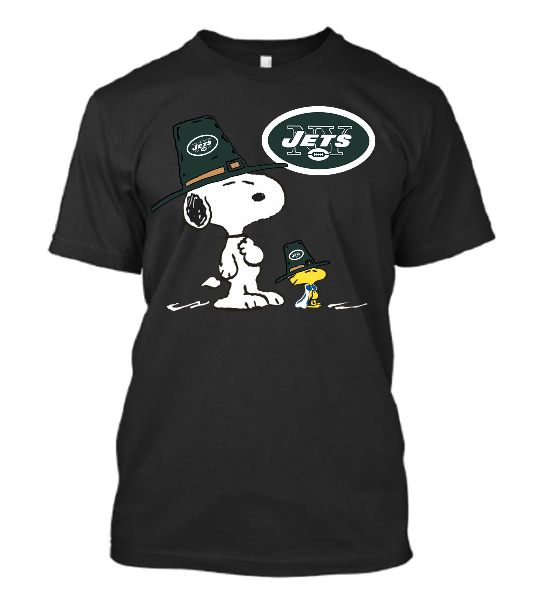 Jets Snoopy New York Football Team Fan T-Shirt