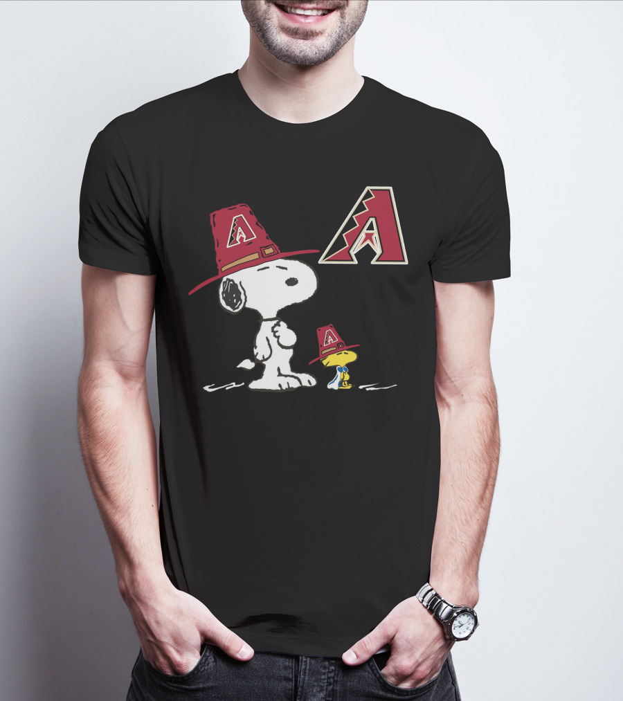 Arizona Diamondbacks Snoopy Woodstock A T-Shirt