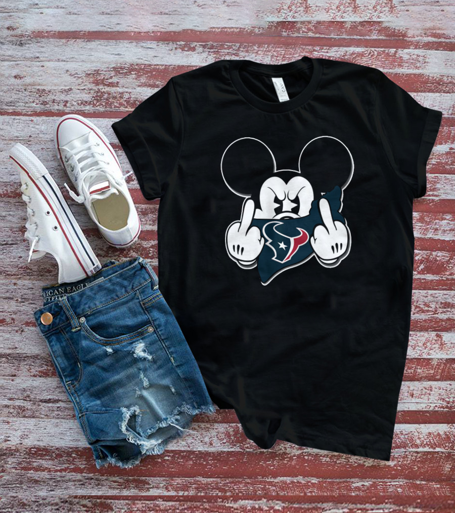Mickey Mouse Houston Texans Gesture T-Shirt