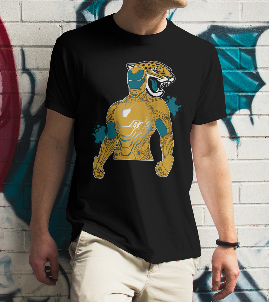 Iron Man Jaguars Crossover T-Shirt
