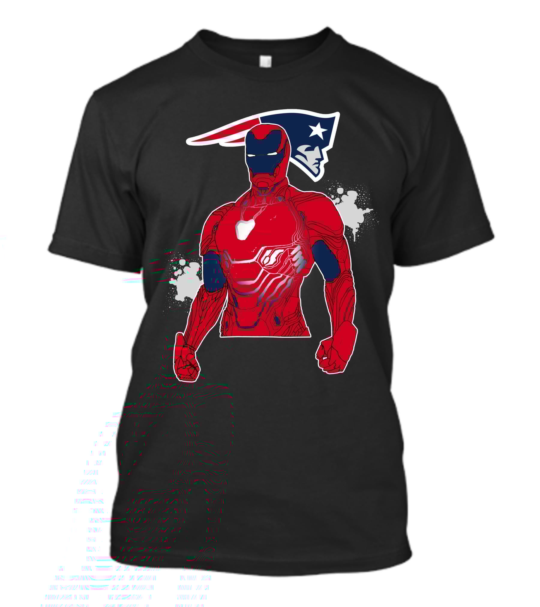 Iron Man Patriots Crossover Fusion T-Shirt