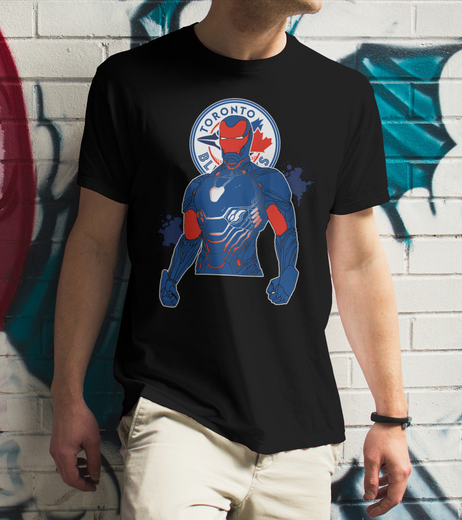 Iron Man Toronto Blue Jays Mashup T-Shirt